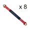 Tie 4 Safe 2" x 36" Axle Straps w/ Sleeve & D Rings, WLL: 3, 333 lbs., PK8 RT41A-36M18-R-C-8 - alternate 1